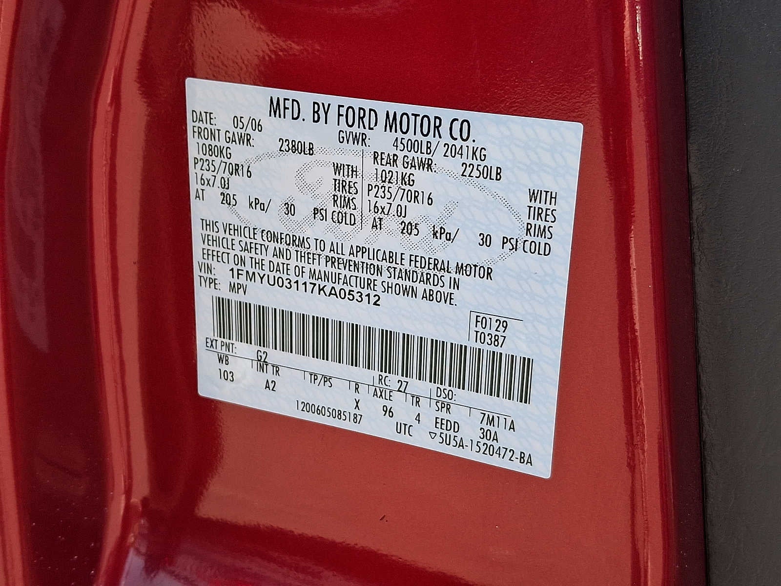2007 Ford Escape XLT