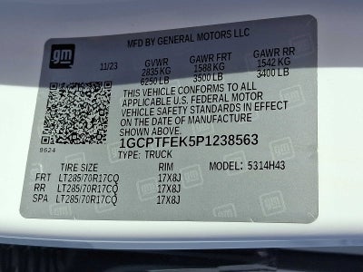 2023 Chevrolet Colorado ZR2