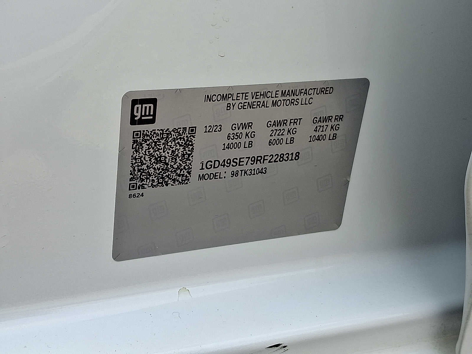 2024 GMC Sierra 3500 HD Chassis Cab Pro