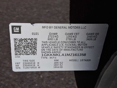 2021 GMC Acadia SLE