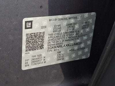 2019 GMC Acadia SLE