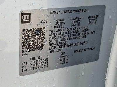 2025 GMC HUMMER EV SUV 2X