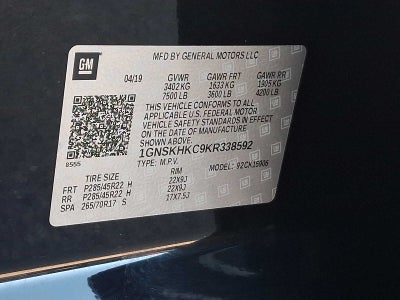 2019 Chevrolet Suburban LT