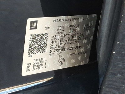 2019 GMC Sierra 1500 SLE