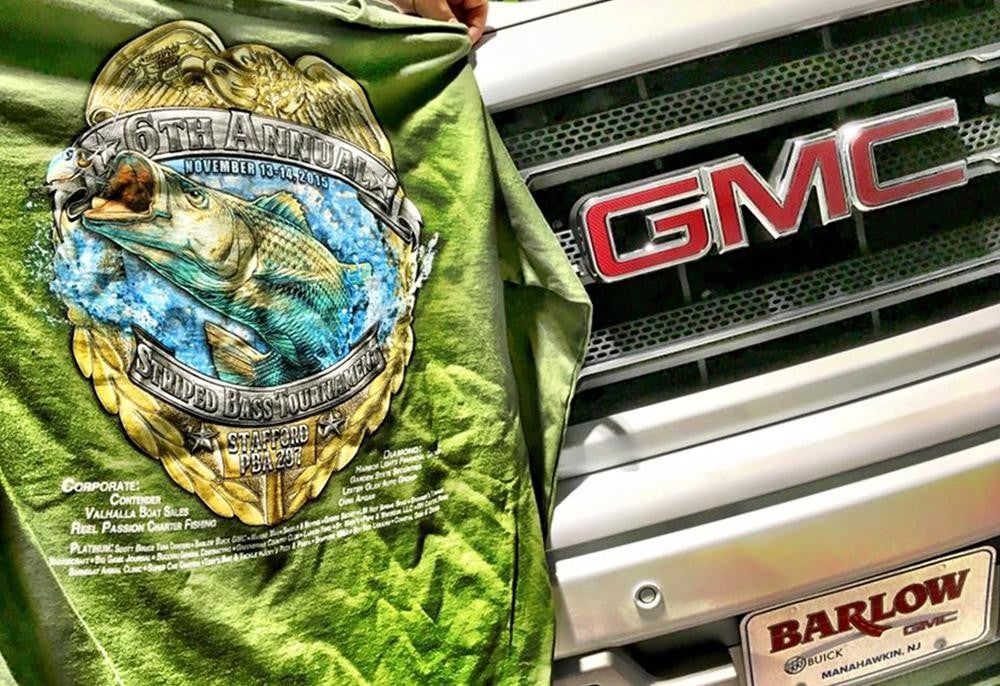jacket on car with gmc truck