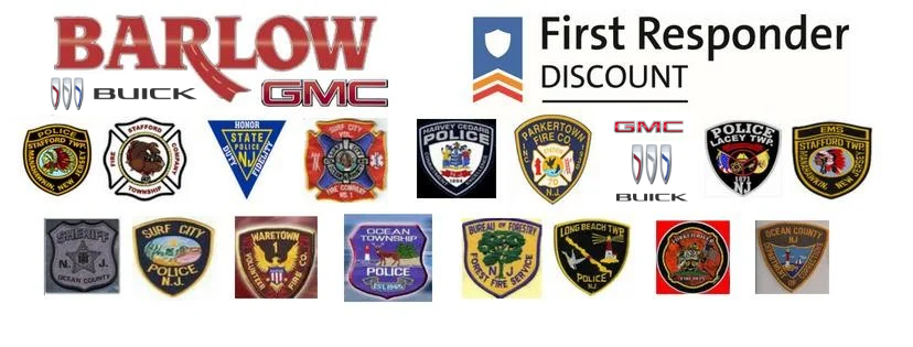 first responder discount banner Barlow Buick GMC of Manahawkin in Manahawkin NJ
